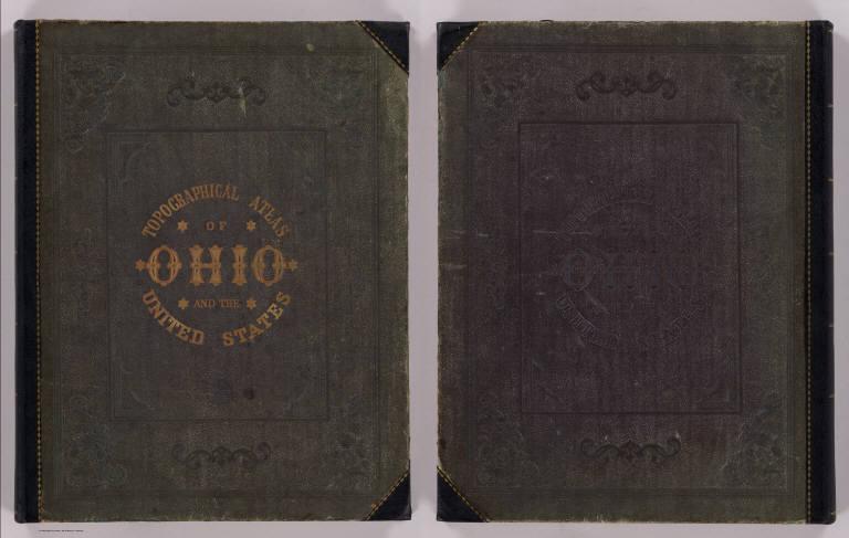 Cover: Ohio new topographical atlas.