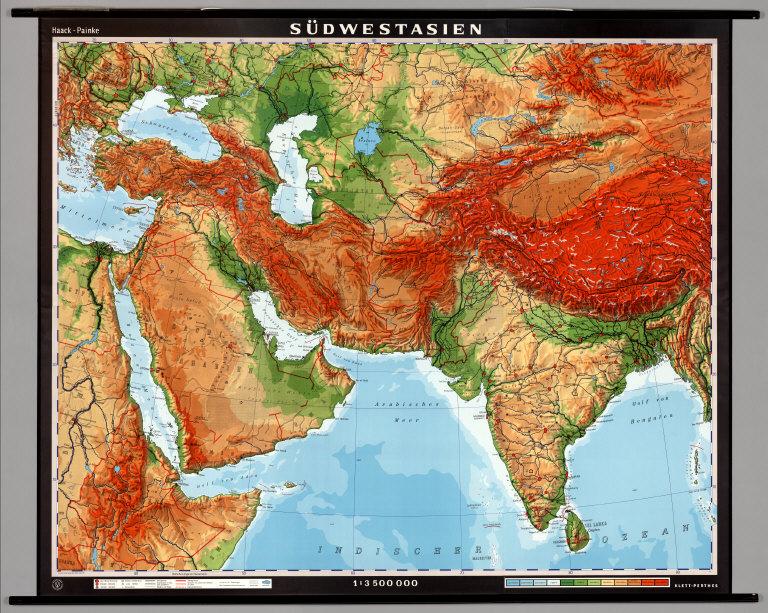 Southwest Asia -- Physical