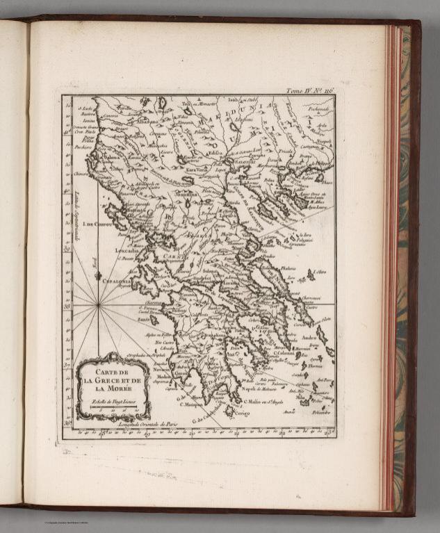 Carte de la Grece et de la Moree.