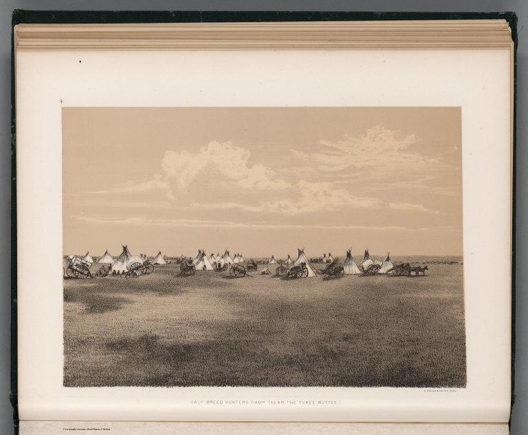 View: Half Breed Hunters Camp (Near the Three Buttes).