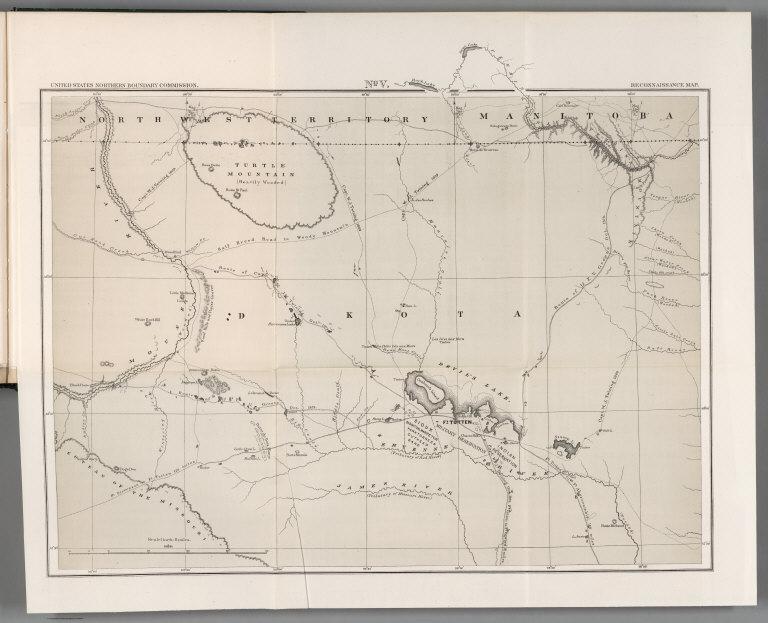 No. V, Reconnaissance Map. (Pembina Mountains to Mouse River).