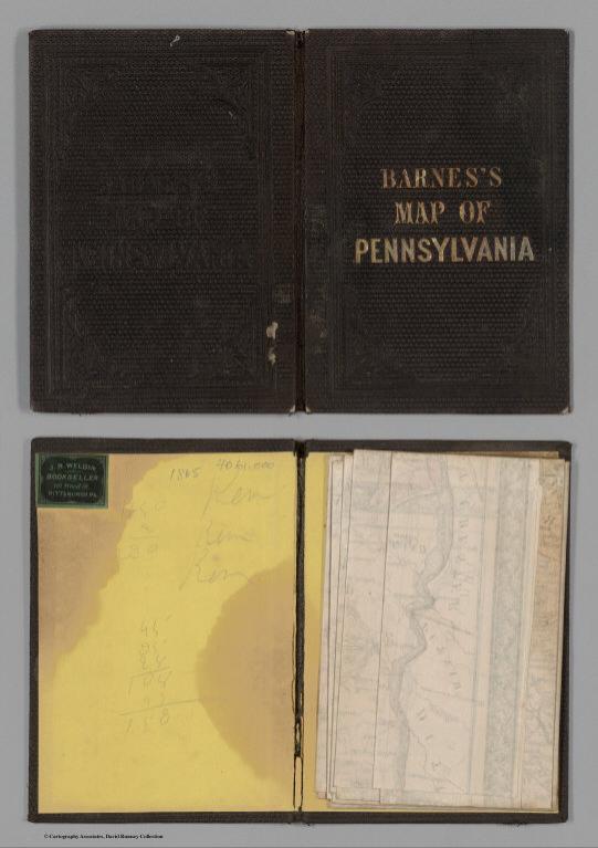 Covers: Barnes's Map Of Pennsylvania