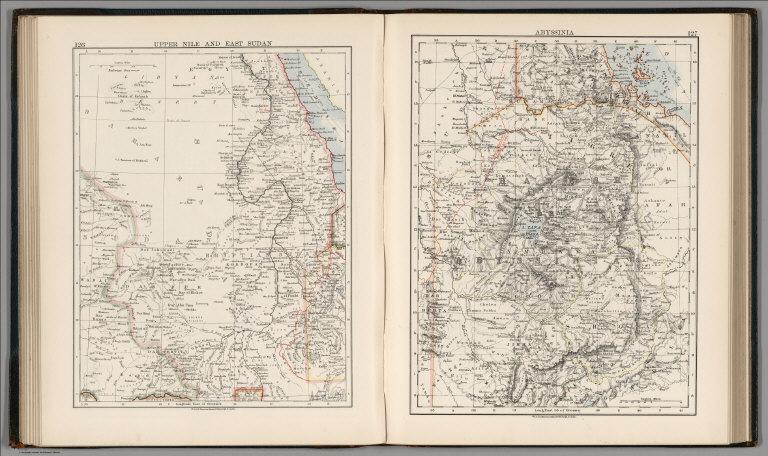 Upper Nile and East Sudan. Abyssinia.