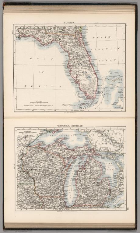 Florida. Wisconsin, Michigan.