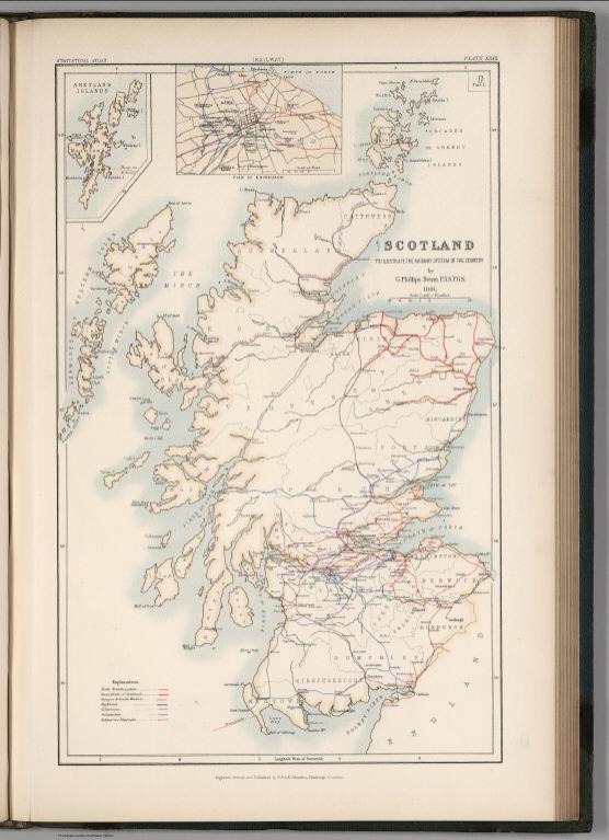 Scotland to Illustrate the Railway System of the Country.