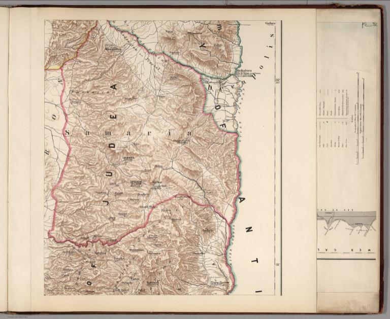 (Sheet 5). Western Palestine Illustrating The New Testament, also The Talmud and Josephus.