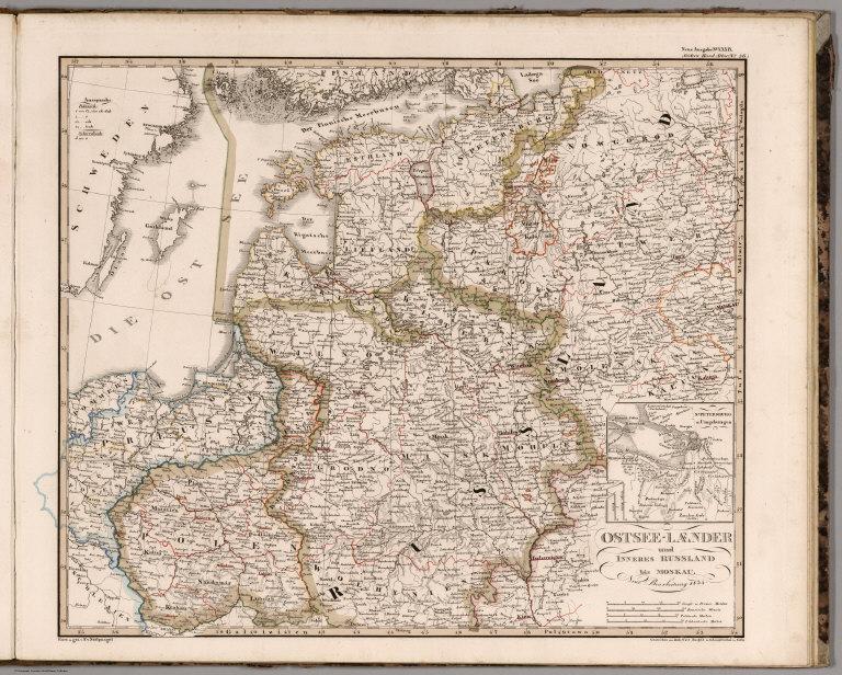 Ostsee-Laender und Inneres Russland bis Moskau. (Baltic Countries and Russia).