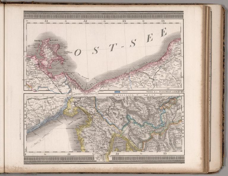 No. IV. Deutschland, Niederlande, Belgien, Schweiz. (Germany, Netherlands, Belgium, Switzerland).