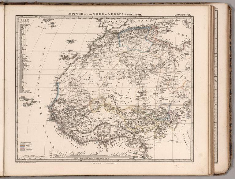 Mittel - und Nord-Afrika. (West and Central Africa).