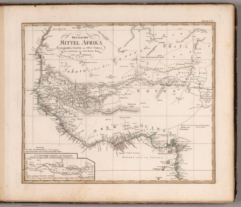 Westliches Mittel Africa. Senegambia, Soudan und Ober-Guinea,1818