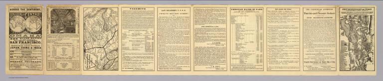 Text Page: Union and Central Pacific RR line.