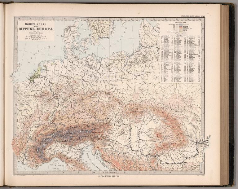 Hohen_Karte von Mittel_Europa (Relief of Central Europe).