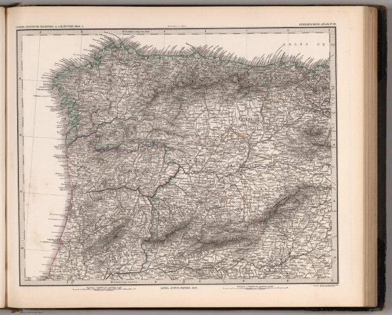 Spanien und Portugal in IV Blattern, Blatt 1. (Spain and Portugal).