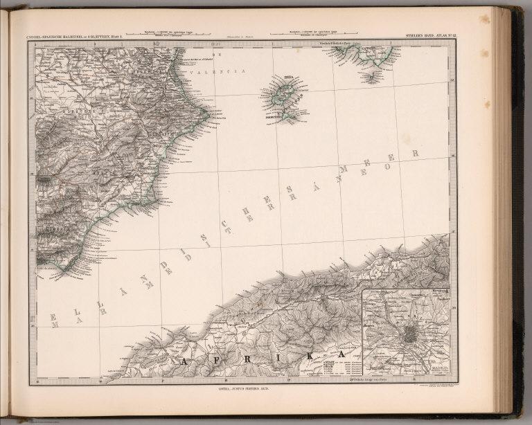 Spanien und Portugal in IV Blattern, Blatt 4. (Spain and Portugal).