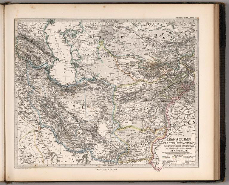 Iran & Turan oder Persien, Afghanistan, Balutschistan, Turkestan.