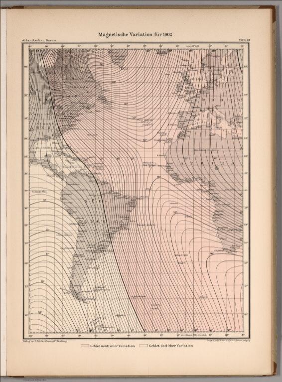 Magnetische variation fur 1902