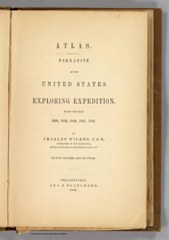 Title page: Atlas ... of the United States Exploring Expedition.