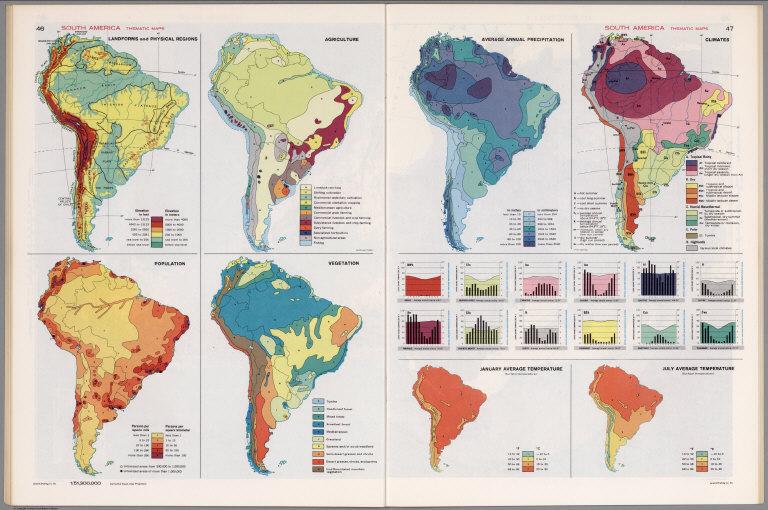 South America Thematic Maps.