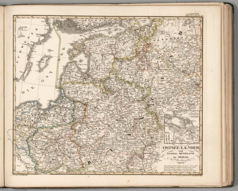 Ostsee-Laender und Inneres Russland bis Moskau. (Baltic Countries and Russia).