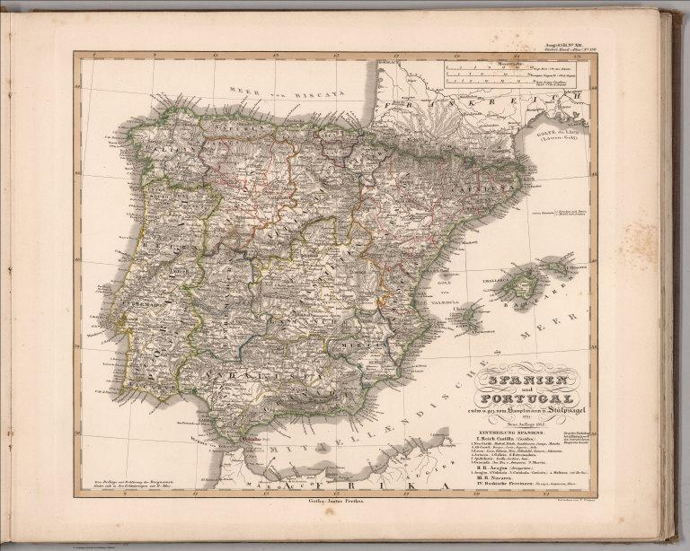 Spanien und Portugal. (Spain and Portugal).