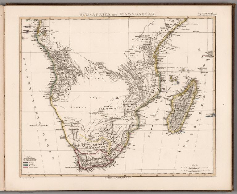 Sud-Africa (Southern Africa) und Madagascar.