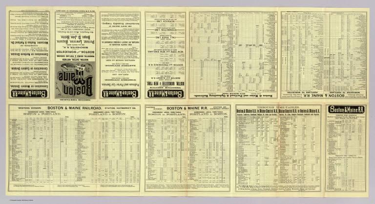 Text Page: Boston & Maine Railroad.