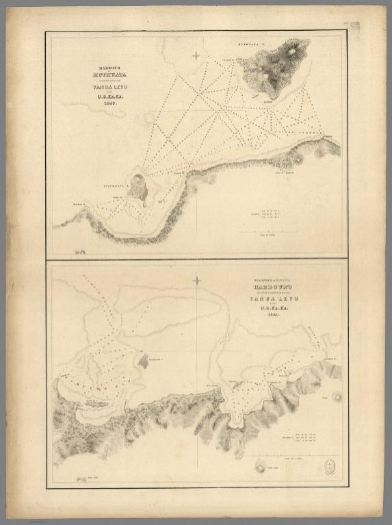 Harbour of (Macuata-i-wai), Tibethe & Vicuna Harbours on the North Side of Vanua Levu, Fiji.