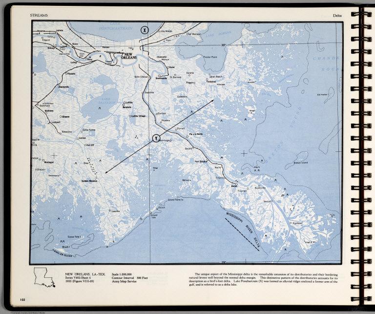 Streams. Delta. new Orleans, La.-Tex.