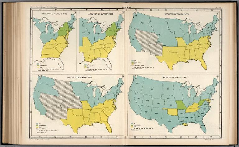 Plate 123. Reforms. Abolition of Slavery, 1800 - 1863.