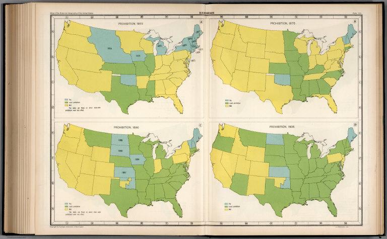 Plate 129. Reforms. Prohibition, 1855 - 1905.