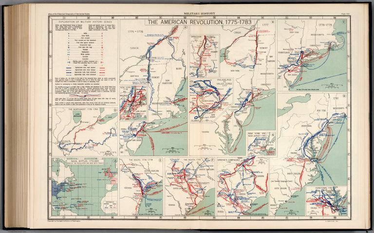 Plate 160. Military History. American Revolution, 1775 - 1800.