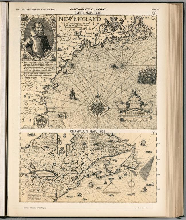 Plate 19. Facsimile Cartography 1492-1867. Smith Map, 1616.