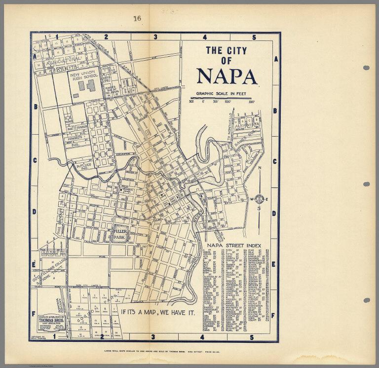 City of Napa, California.