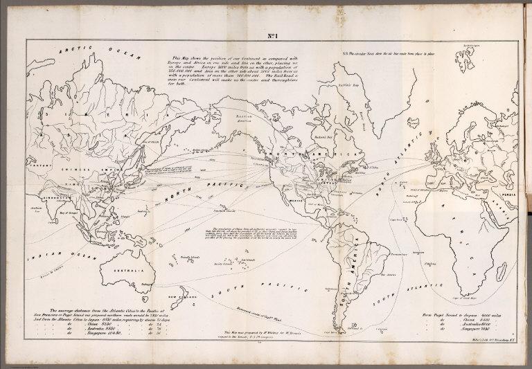 No. 1. World map on a Mercator Projection