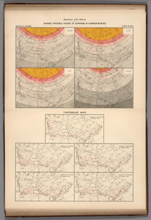 No. 26 A, Average possible hours of sunshine in summer months