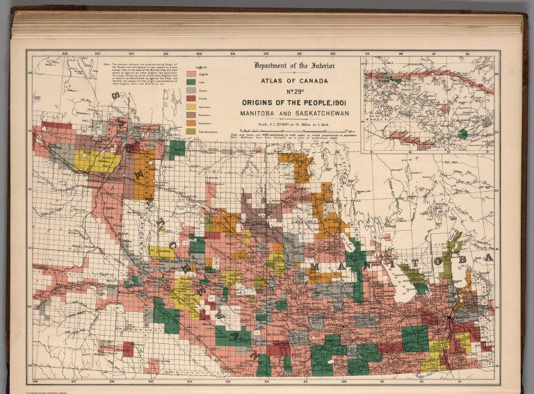 No. 29 C, Origins of the people, 1901 ; Manitoba and Saskatchewan