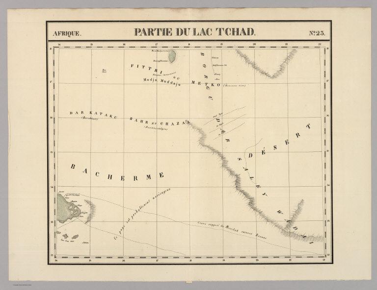 Partie du Lac Tchad. Afrique 23.