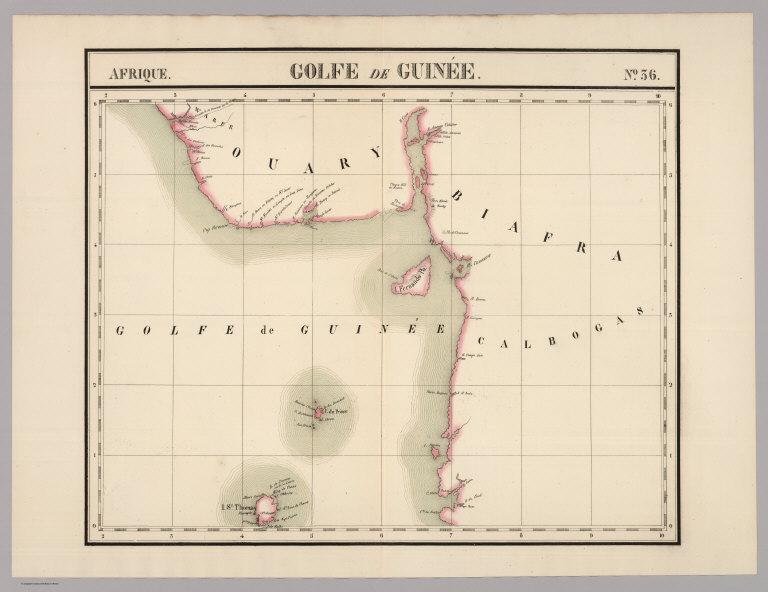 Golfe du Guinee. Afrique 36.