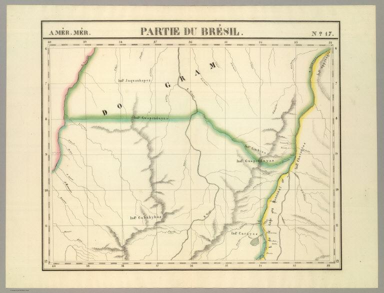 Partie du Bresil. Amer. Merid. 17.