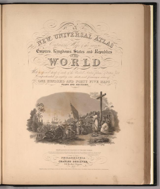 Title Page: Mitchell's New Universal Atlas