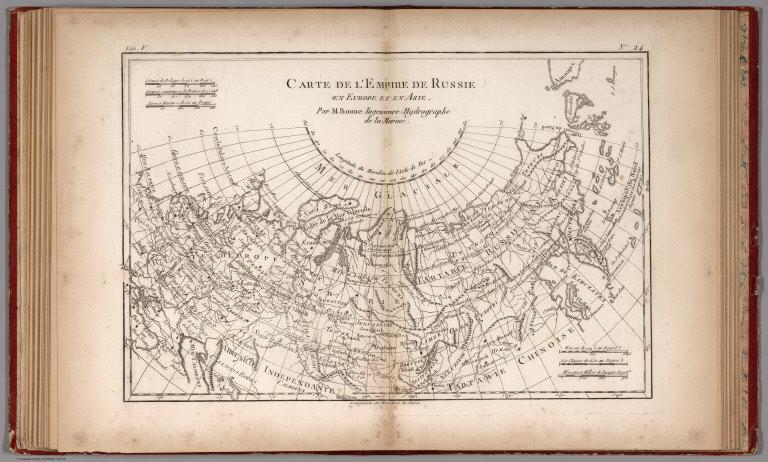 Carte de L'Empire de Russie en Europe et en Asie