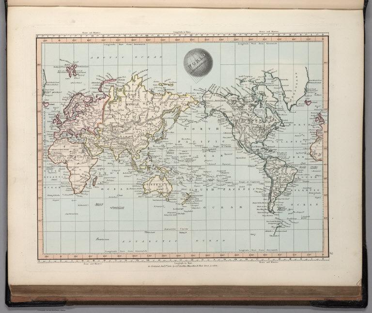 World on Mercator Projection