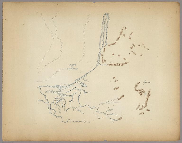 No. 4A: Relief map of Campeche