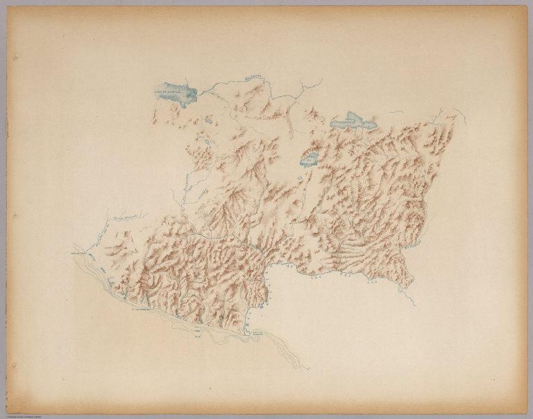 No. 16A: Relief map of Michoacan