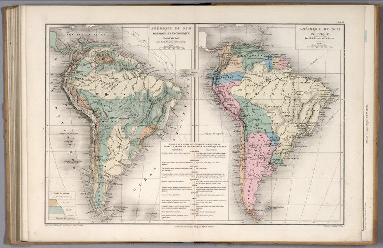 Amerique du Sud : Physique et economique. Amerique du Sud : Politique