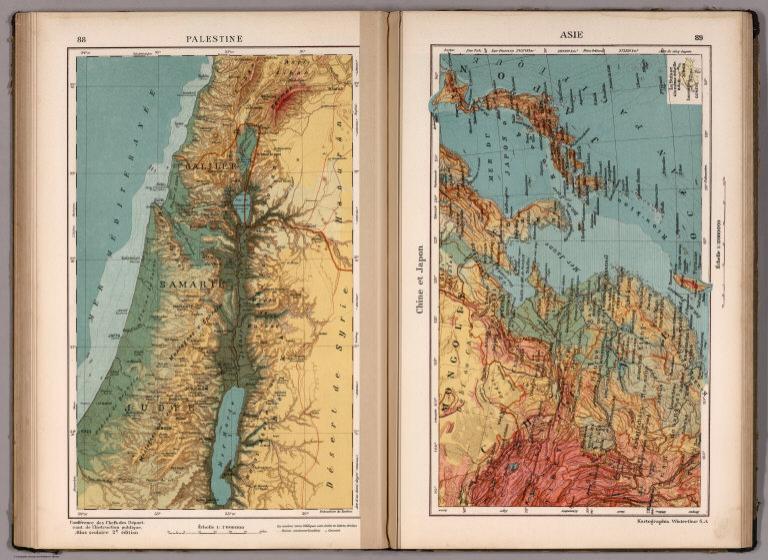 Palestine. Chine et Japon