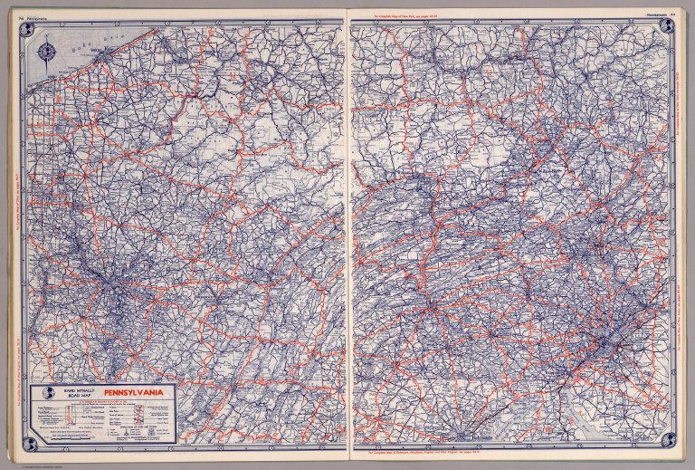 Rand McNally Road map: Pennsylvania