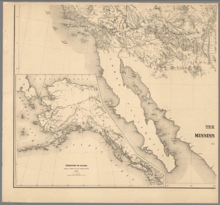 SW Sheet: Territory Of The United States From The Mississippi River To The Pacific Ocean