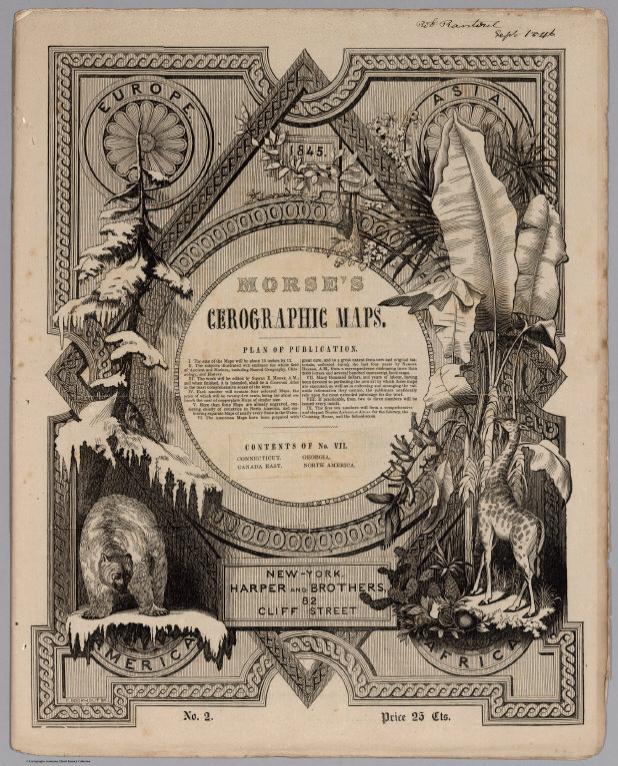 Title Page/Contents: Morse's Cerographic Maps. No. 7