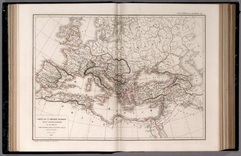 23. Carte pour L'Histoire de Demembrement De L'Empire D'Alexandre.